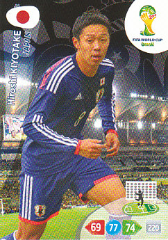 Hiroshi Kiyotake Japan Panini 2014 World Cup #232